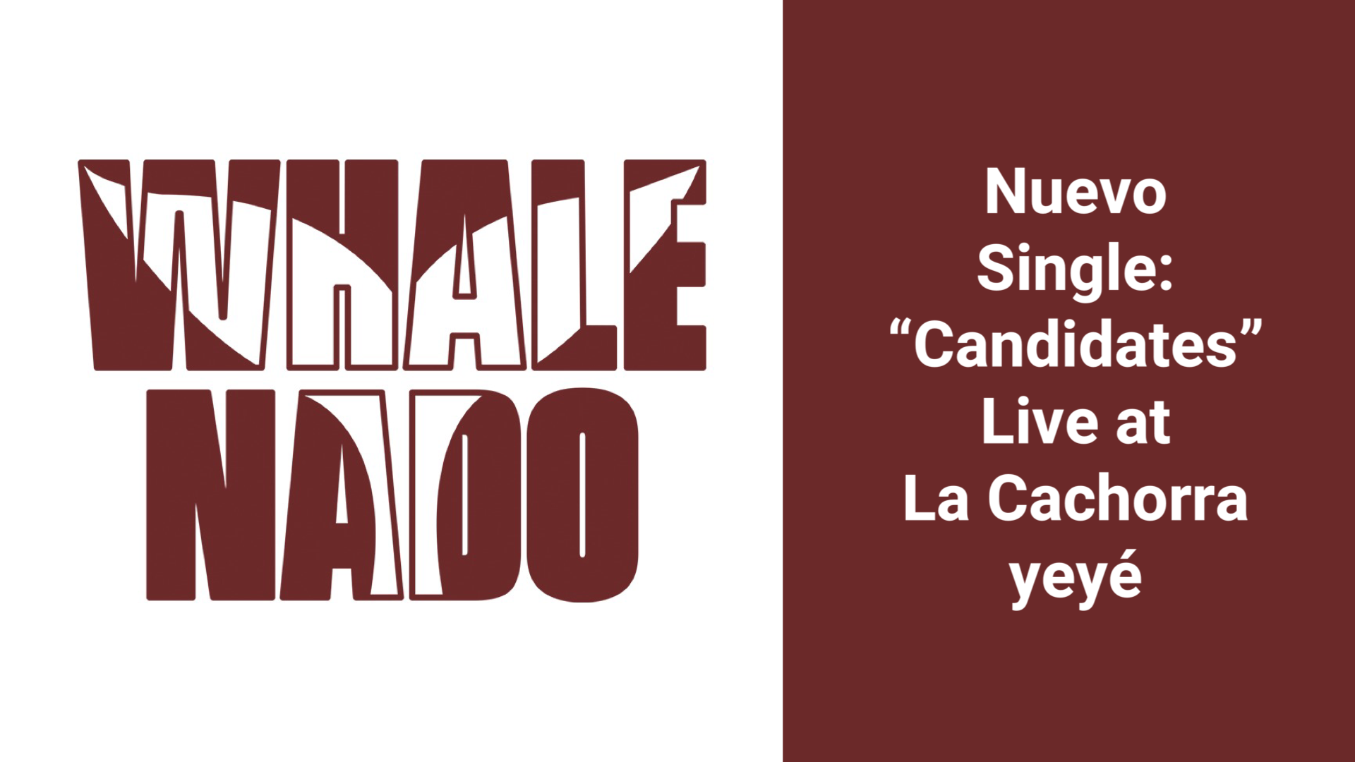 nuevo single whale nado