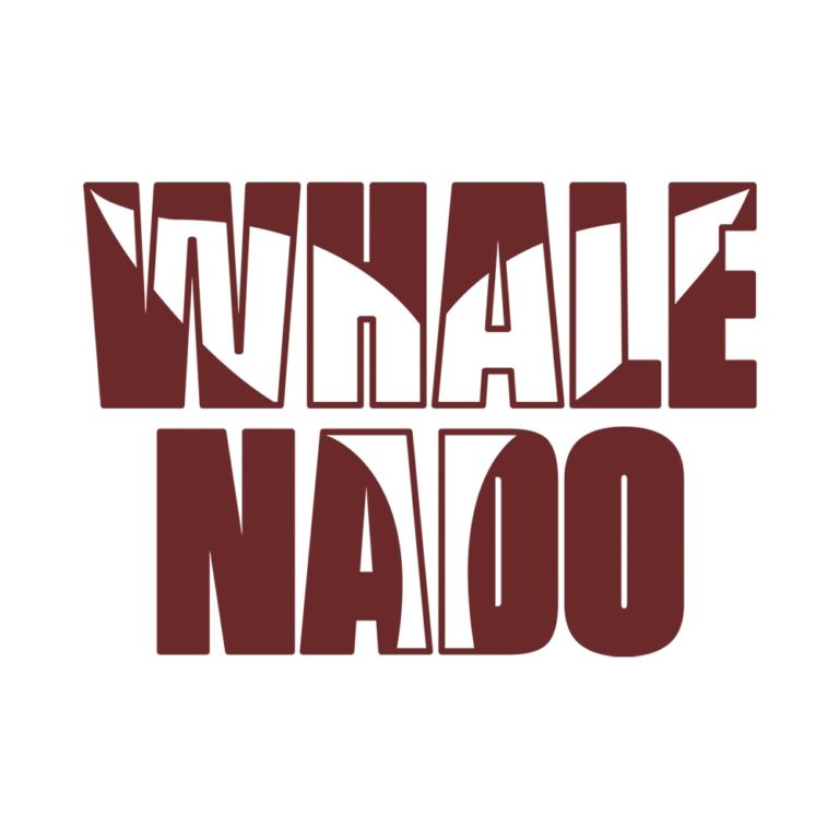 Whale Nado Logo burdeos