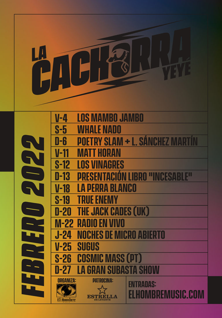 La Cachorra - Feb 2022 - Programación