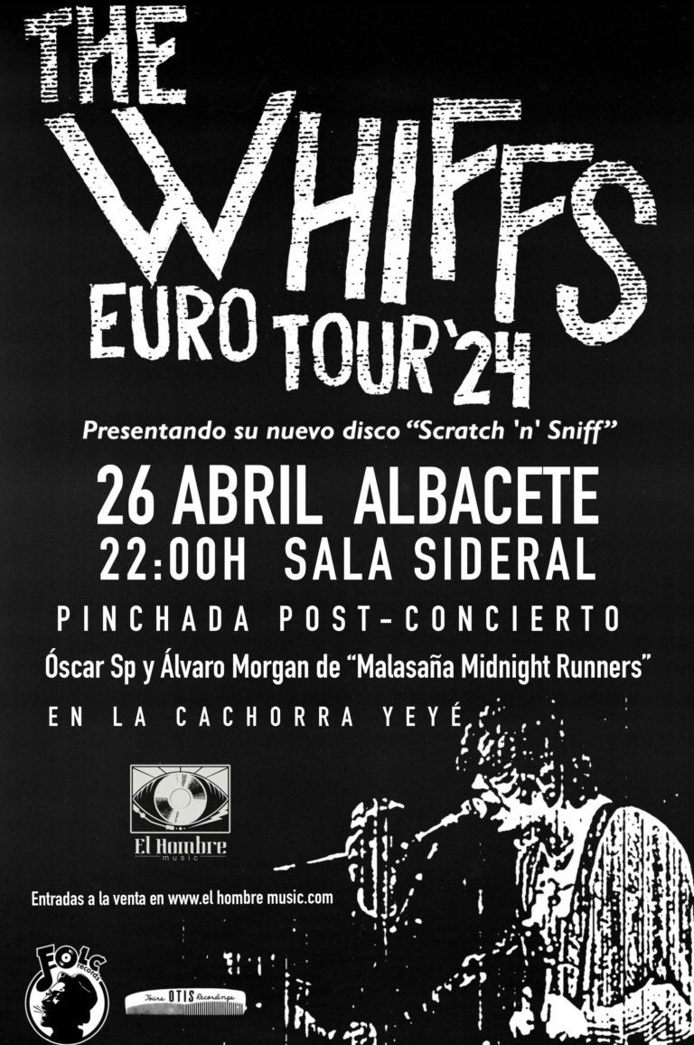 Cartel The Whiffs Albacete