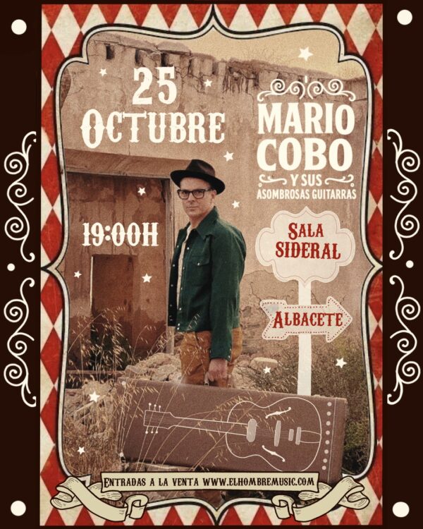 MARIO COBO Y SUS ASOMBROSAS GUITARRAS EN ALBACETE